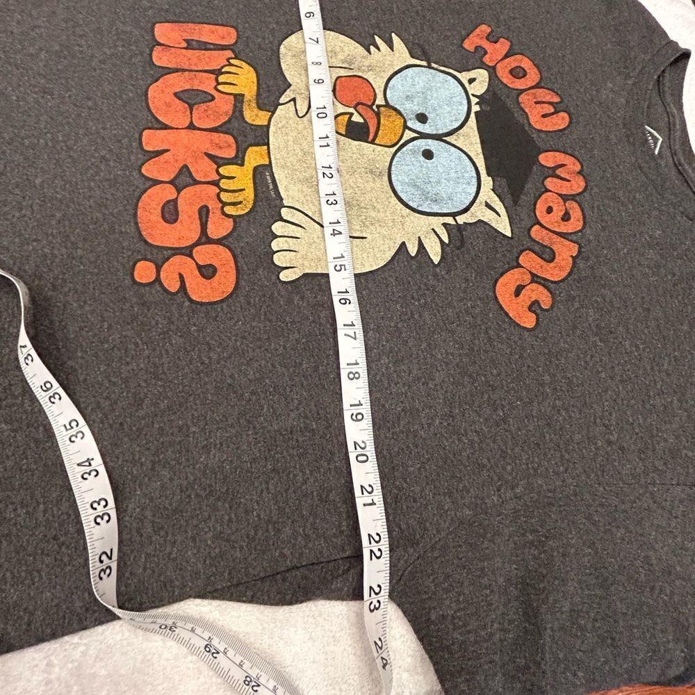 XL Men TNT Vintage 90’s ‘How Many Licks Does It Take?’ Lollipop Commerical Shirt - Picture 4 of 6